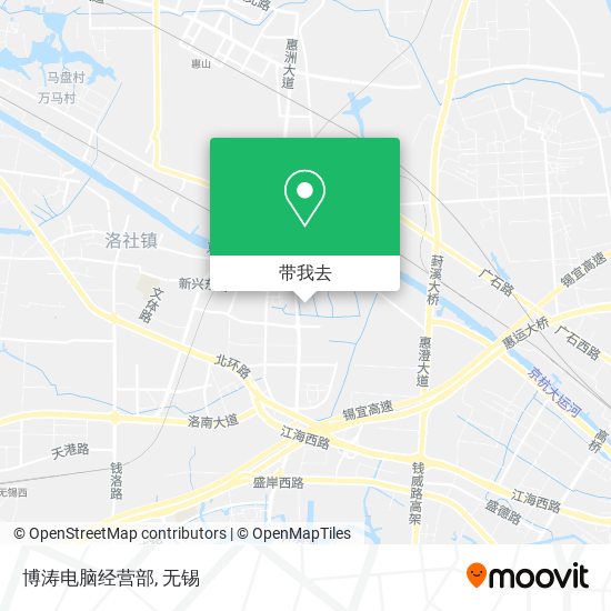 博涛电脑经营部地图
