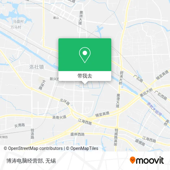 博涛电脑经营部地图
