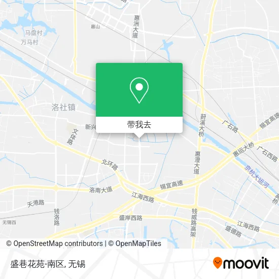 盛巷花苑-南区地图