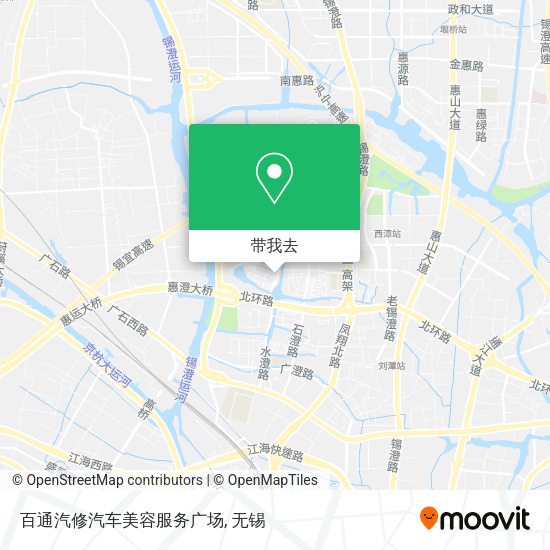 百通汽修汽车美容服务广场地图