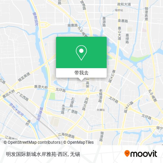 明发国际新城水岸雅苑-西区地图