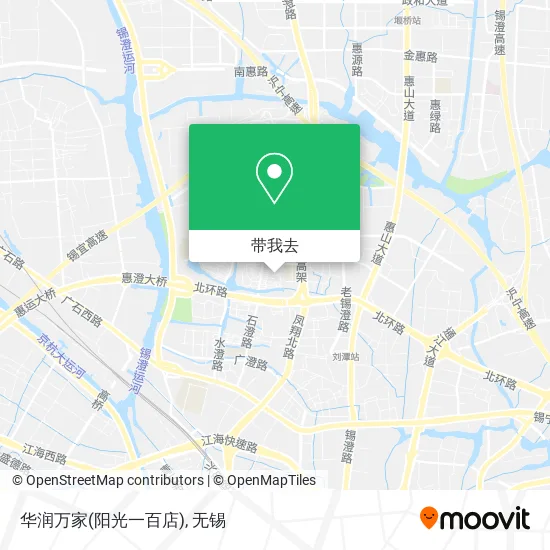 华润万家(阳光一百店)地图
