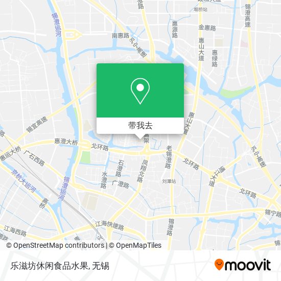乐滋坊休闲食品水果地图