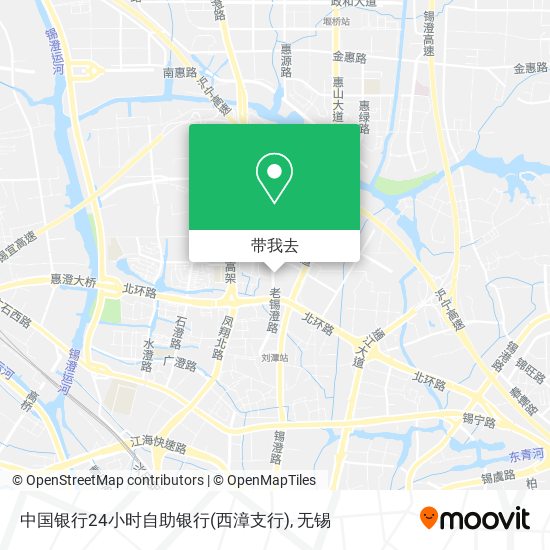 中国银行24小时自助银行(西漳支行)地图