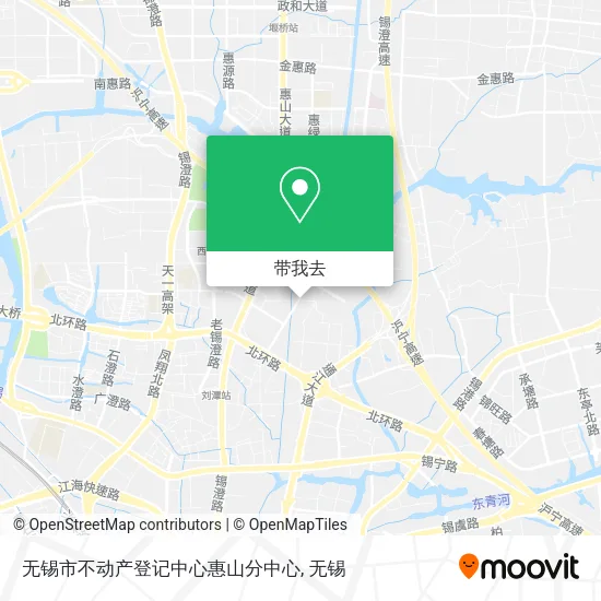 无锡市不动产登记中心惠山分中心地图