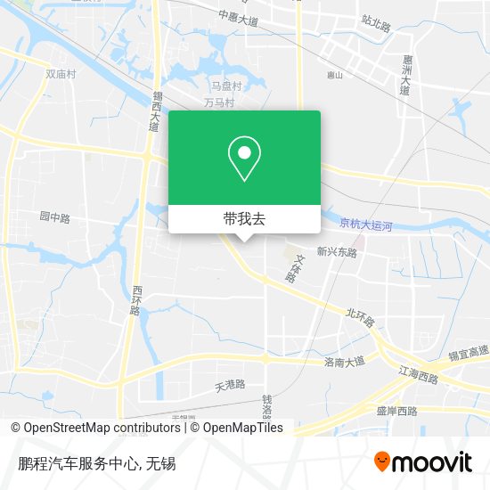鹏程汽车服务中心地图