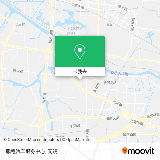 鹏程汽车服务中心地图