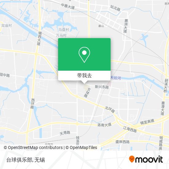 台球俱乐部地图
