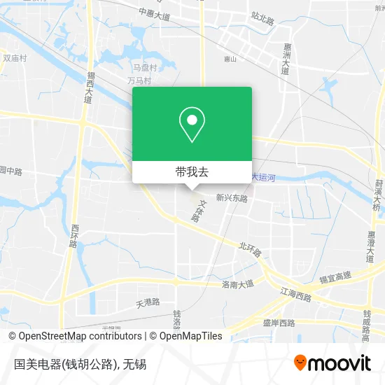 国美电器(钱胡公路)地图
