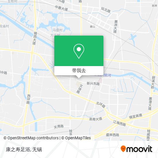 康之寿足浴地图