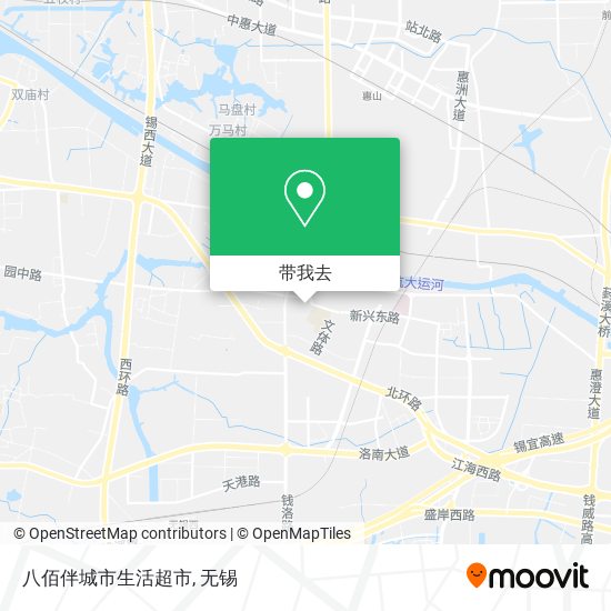 八佰伴城市生活超市地图