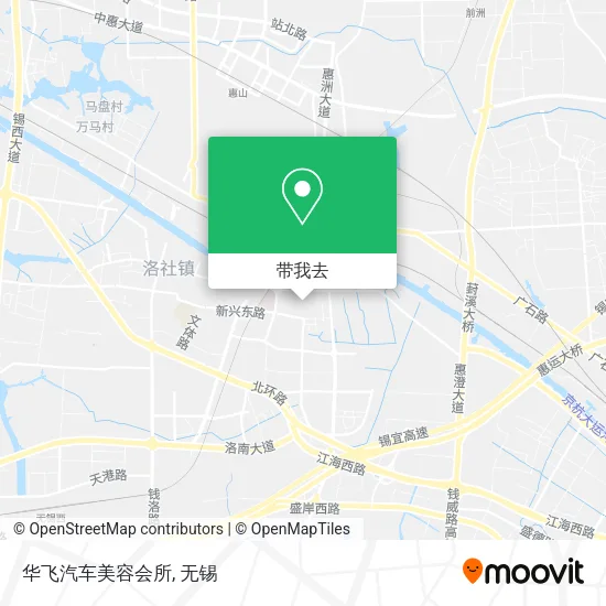 华飞汽车美容会所地图