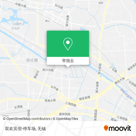 双欢宾倌-停车场地图