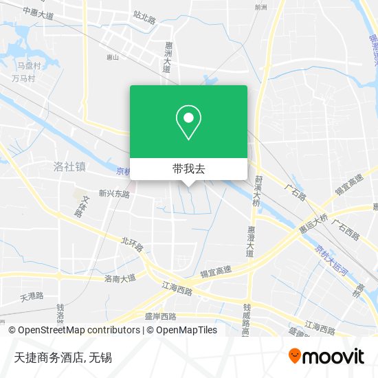 天捷商务酒店地图