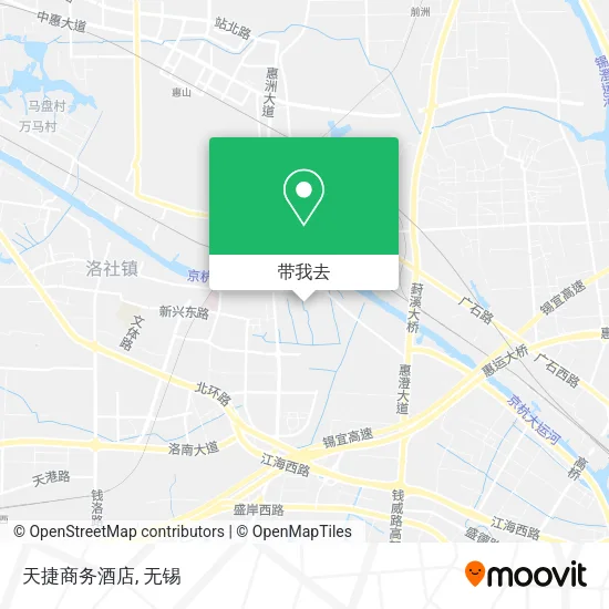 天捷商务酒店地图