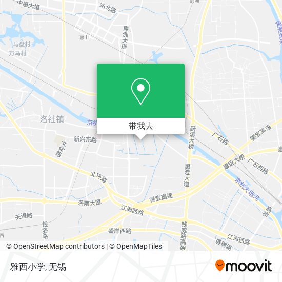 雅西小学地图