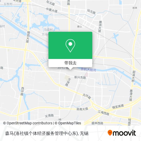 森马(洛社镇个体经济服务管理中心东)地图