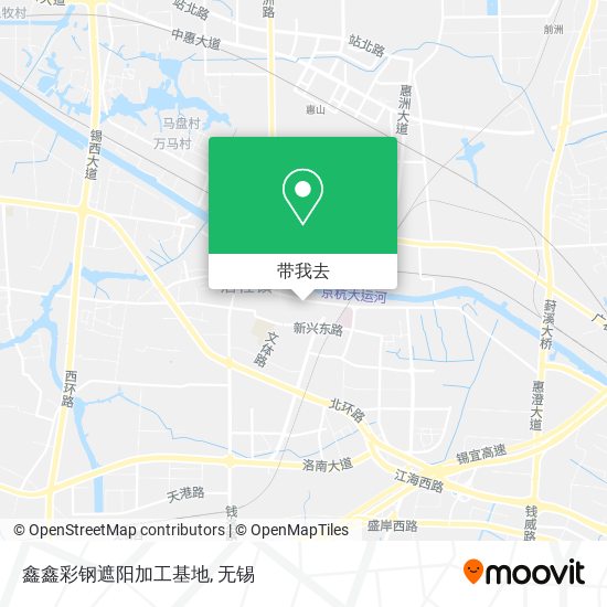 鑫鑫彩钢遮阳加工基地地图