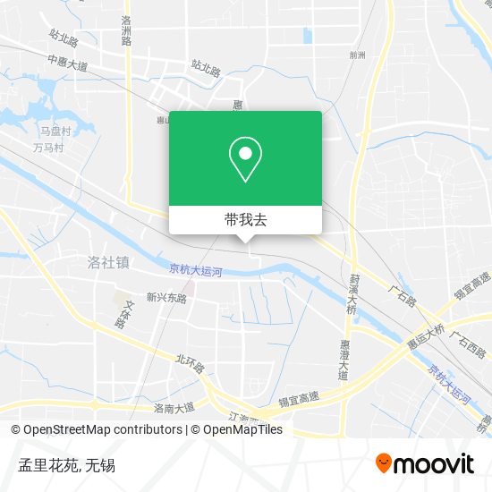 孟里花苑地图