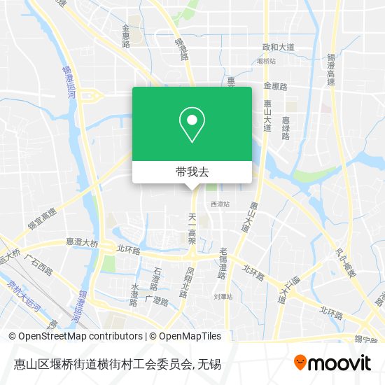 惠山区堰桥街道横街村工会委员会地图