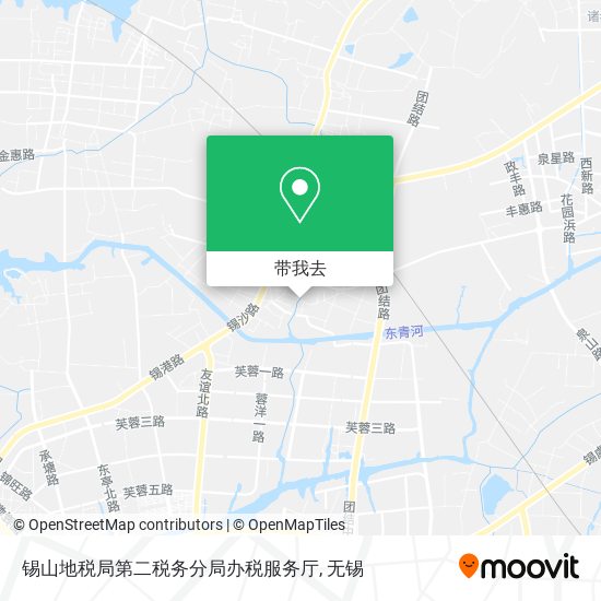 锡山地税局第二税务分局办税服务厅地图
