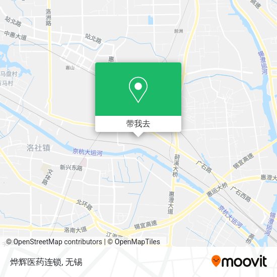 烨辉医药连锁地图