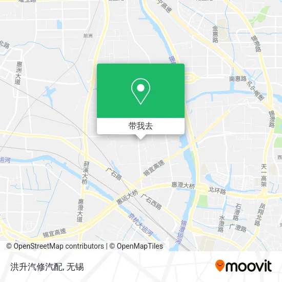 洪升汽修汽配地图