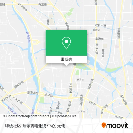 牌楼社区-居家养老服务中心地图