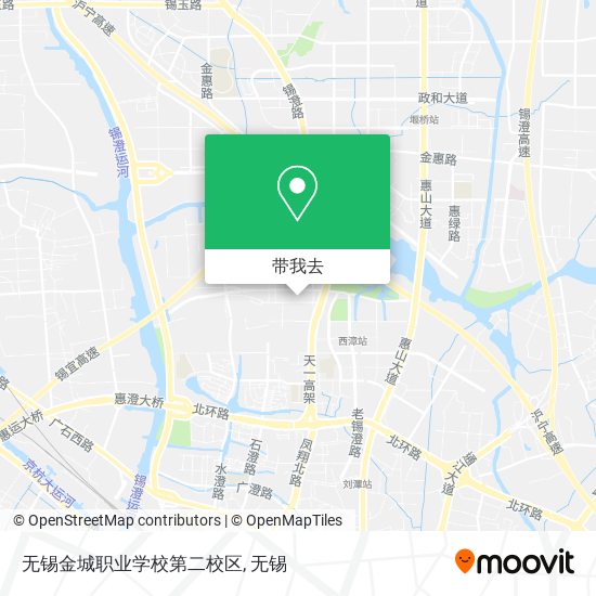 无锡金城职业学校第二校区地图