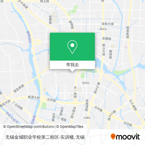 无锡金城职业学校第二校区-实训楼地图