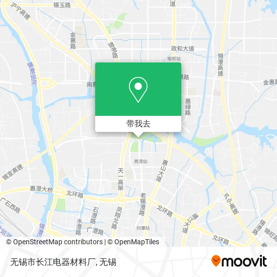 无锡市长江电器材料厂地图