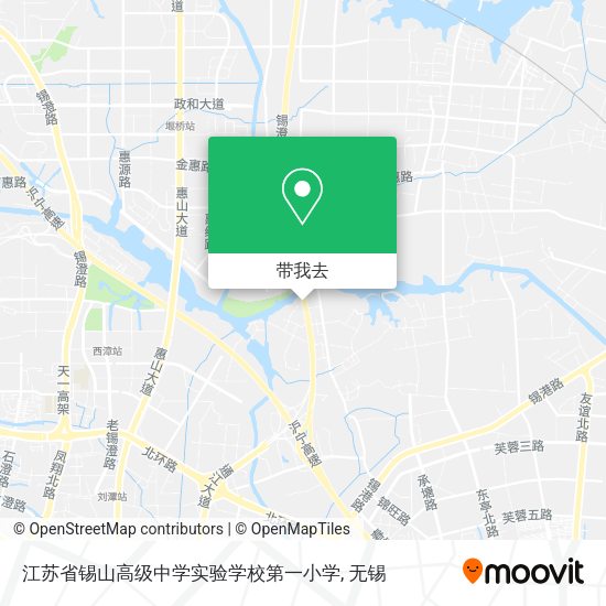 江苏省锡山高级中学实验学校第一小学地图