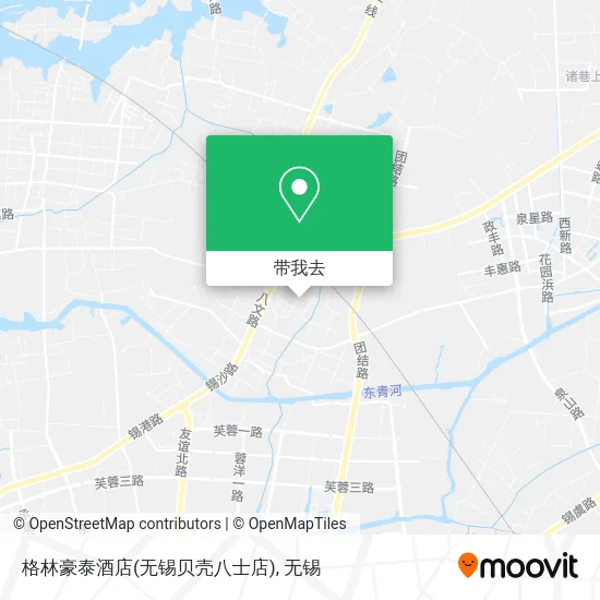 格林豪泰酒店(无锡贝壳八士店)地图