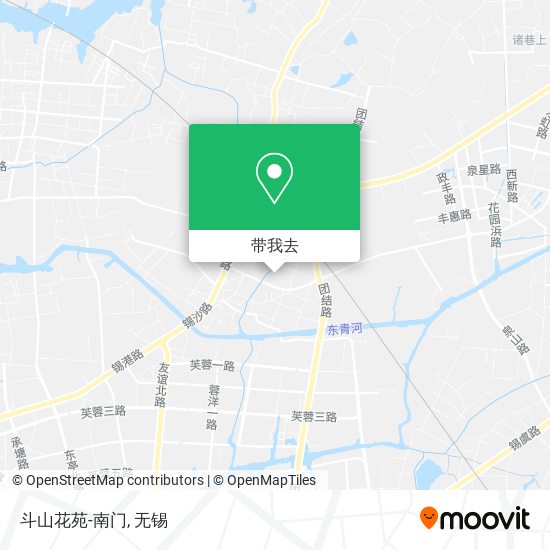 斗山花苑-南门地图