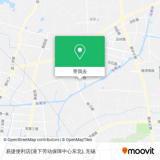 易捷便利店(港下劳动保障中心东北)地图