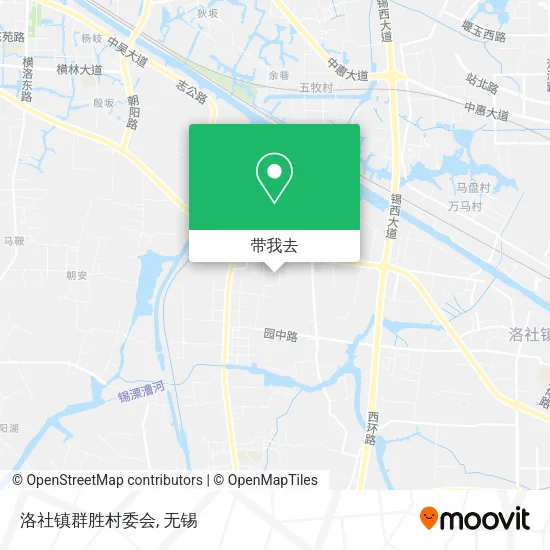 洛社镇群胜村委会地图
