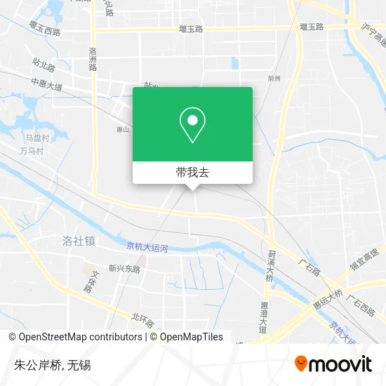 朱公岸桥地图