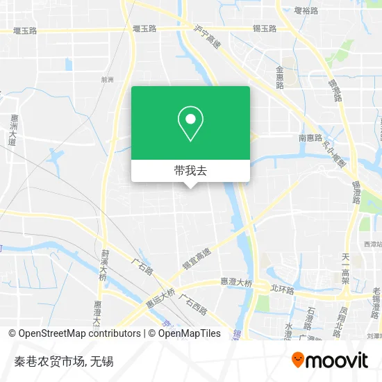 秦巷农贸市场地图