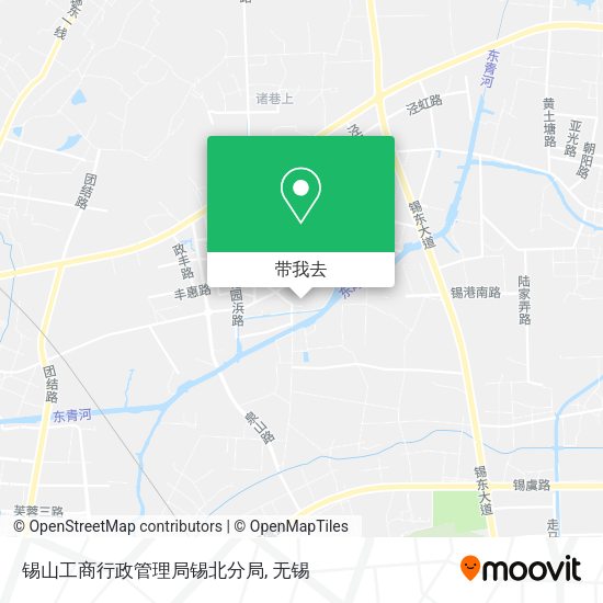 锡山工商行政管理局锡北分局地图