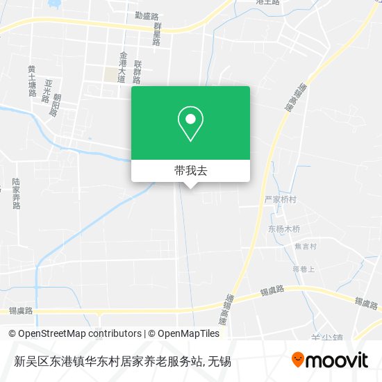 新吴区东港镇华东村居家养老服务站地图