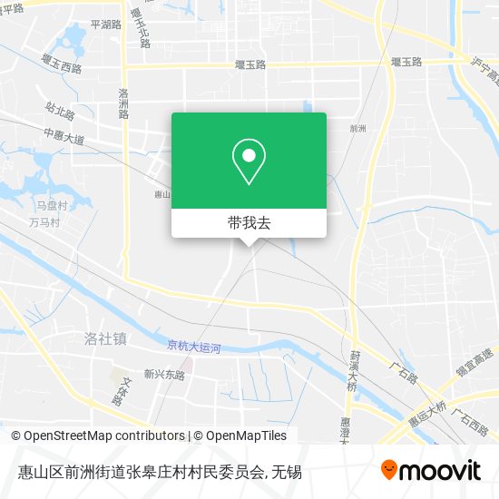 惠山区前洲街道张皋庄村村民委员会地图