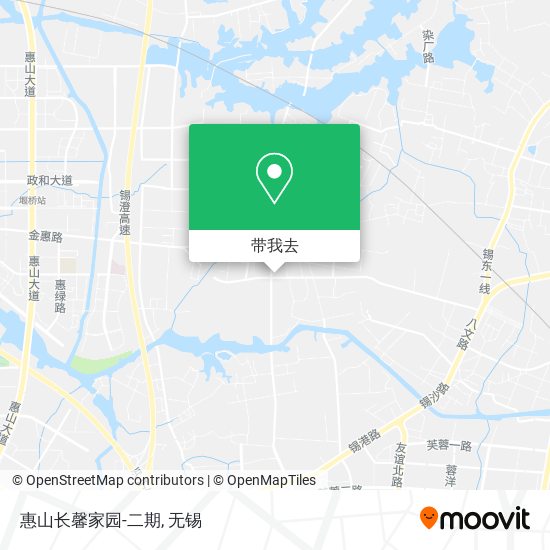 惠山长馨家园-二期地图