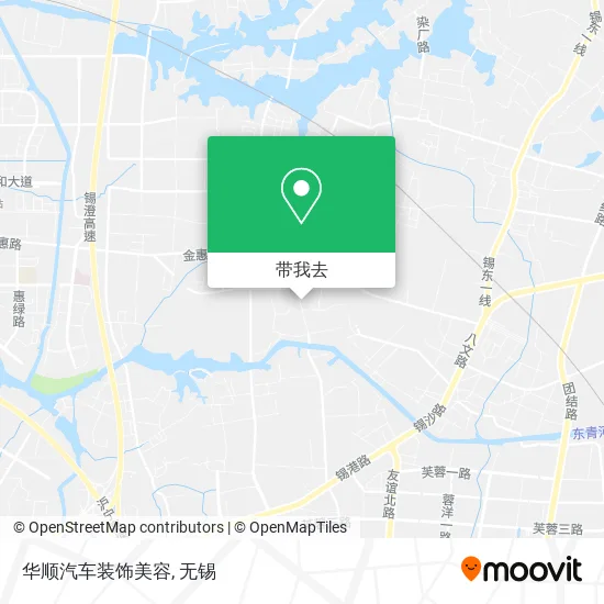 华顺汽车装饰美容地图