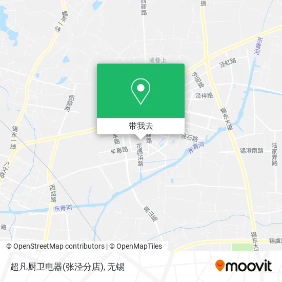 超凡厨卫电器(张泾分店)地图