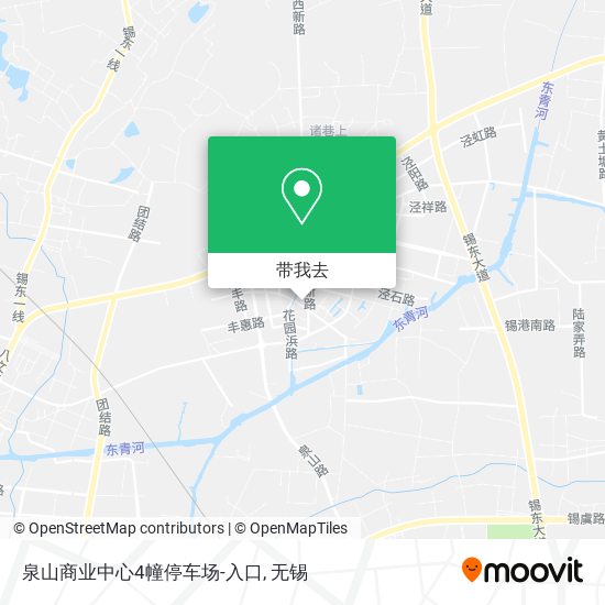 泉山商业中心4幢停车场-入口地图
