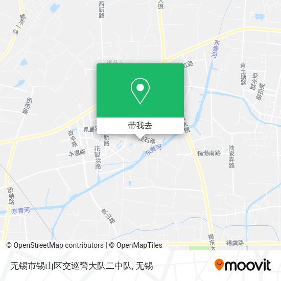 无锡市锡山区交巡警大队二中队地图