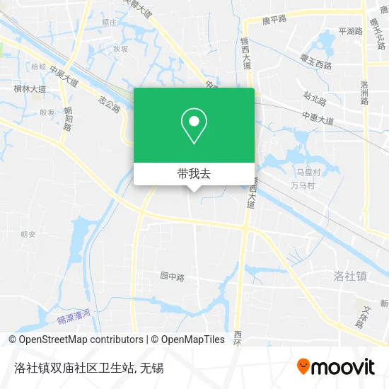 洛社镇双庙社区卫生站地图