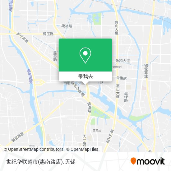 世纪华联超市(惠南路店)地图