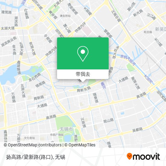 扬高路/梁新路(路口)地图