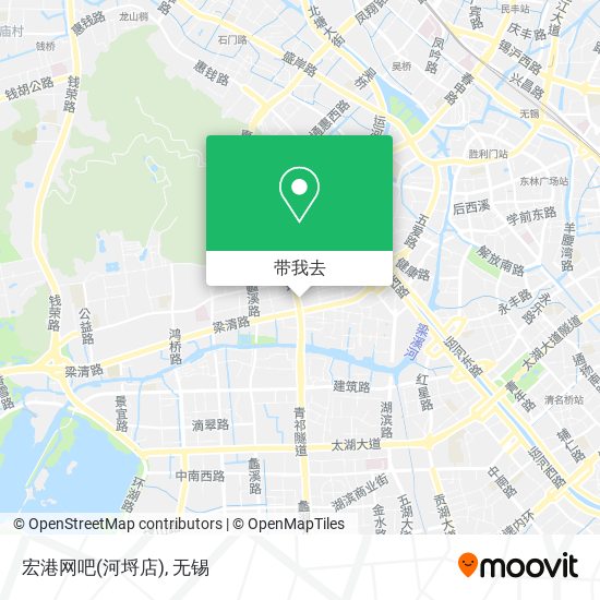 宏港网吧(河埒店)地图